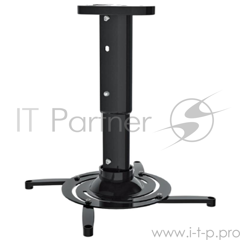 Крепления для проекторов Cactus CS-VM-PR05M-BK черный Кронштейн для проектора макс.10кг настенный и потолочный поворот и наклон