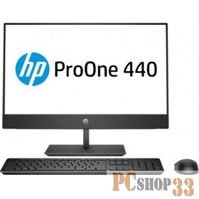 Моноблок HP ProOne 440 G4 4YV96ES (Core i3 8100T-3.10ГГц, 4ГБ, 128ГБ+1ТБ, UHDG, DVDRW, LAN, WiFi, BT, WebCam, 23.8 1920x1080, W10 Pro) + клавиатура + мышь