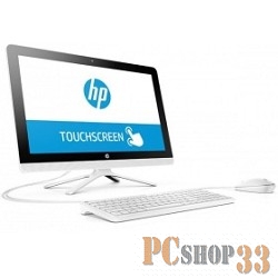 Моноблок HP 22-b355ur 2BW23EA (Core i3 7100U-2.40ГГц, 8ГБ, 2ТБ, HDG, DVDRW, LAN, WiFi, BT, WebCam, 21.5 1920x1080 сенсор., W10 H) + клавиатура + мышь