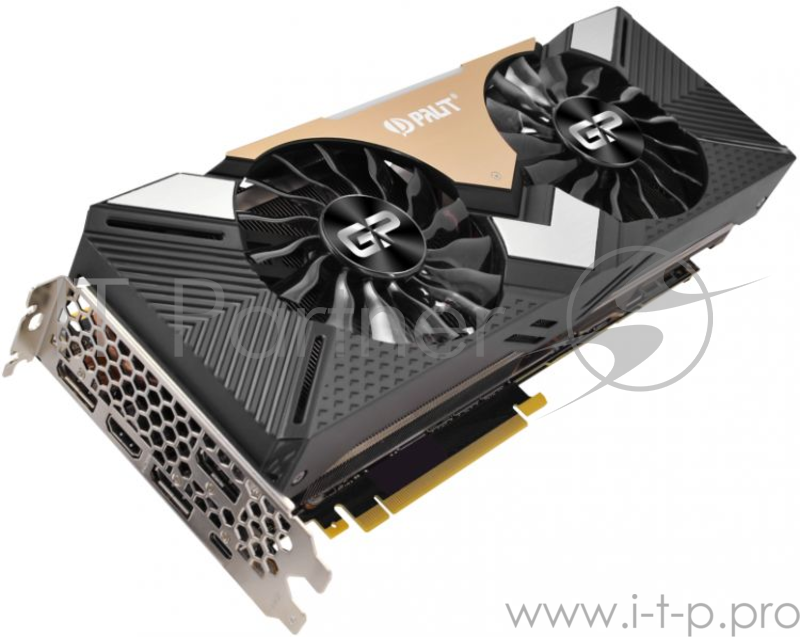 Видеокарта Palit GeForce RTX 2080 Ti GamingPro 11ГБ (GeForce RTX 2080 Ti, DDR6, HDMI, 3xDP, USB-C) (PCI-E)