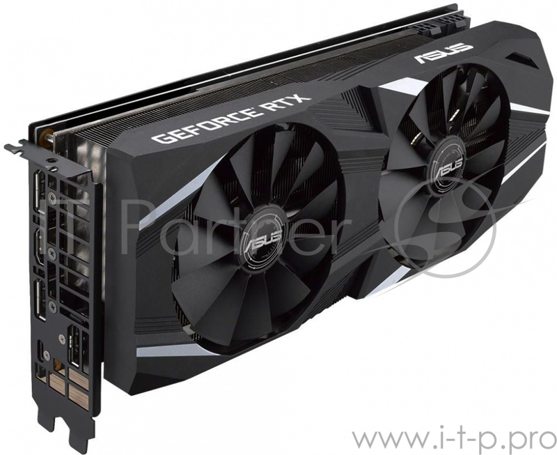 Видеокарта ASUS GeForce RTX 2070 8ГБ DUAL-RTX2070-O8G (GeForce RTX 2070, DDR6, HDMI, 3xDP, USB-C) (PCI-E)