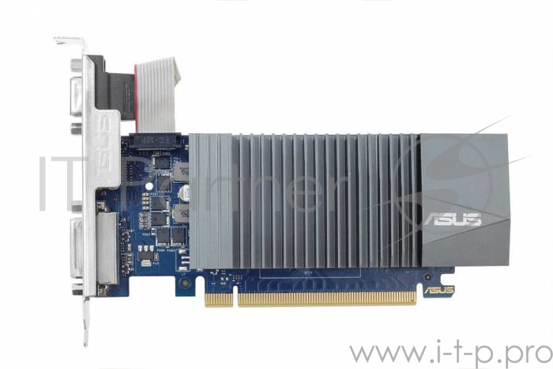 Видеокарта ASUS GeForce GT 710 2ГБ GT710-SL-2GD5-BRK (GeForce GT 710, DDR5, D-Sub, DVI, HDMI) (PCI-E)
