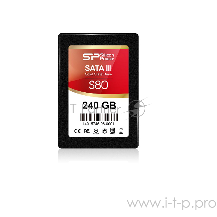SSD диск 240ГБ 2.5 Silicon Power S80 SP240GBSS3S80S25 (SATA III)