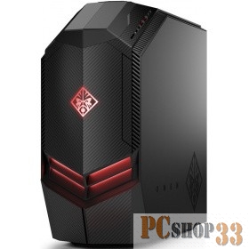 Игровой компьютер HP Omen 880-135ur 4KB74EA (Ryzen 7 2700X-3.70ГГц, 32ГБ, 128ГБ+1ТБ, GFGTX1080, DVDRW, LAN, WiFi, BT, W10 H) + клавиатура + мышь
