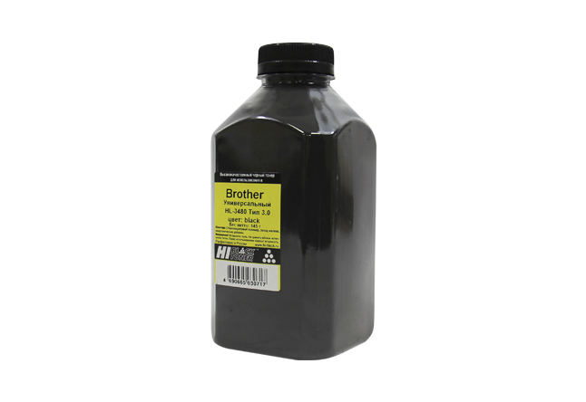 Тонер Hi-Black Универсальный для Brother HL-3480, Тип 3.0, Bk, 145 г, банка