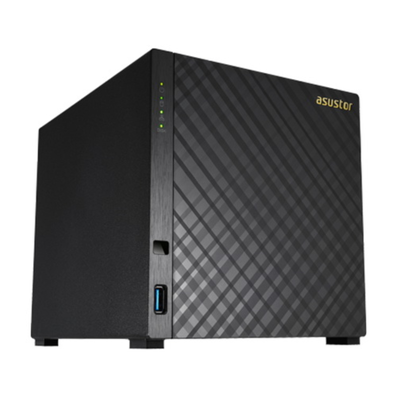 Дисковый массив Asustor AS1004T Сетевое хранилище 4-bay, Marvell ARMADA-385 Dual Core, 512MB DDR3, GbE x1, USB 3.0, WoL, System Sleep Mode
