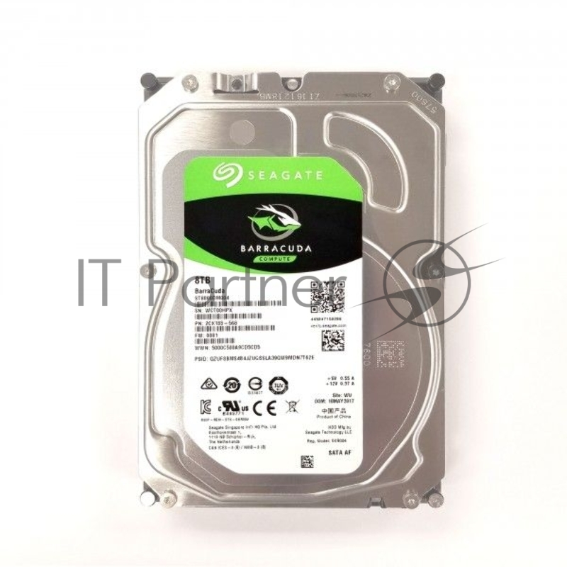Жесткий диск SATA 8TB 5400RPM 6GB/S 256MB ST8000DM004 SEAGATE, 3.5
