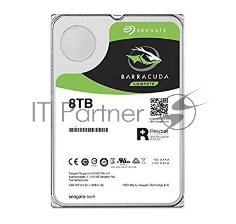Жесткий диск SATA 8TB 5400RPM 6GB/S 256MB ST8000DM004 SEAGATE, 3.5