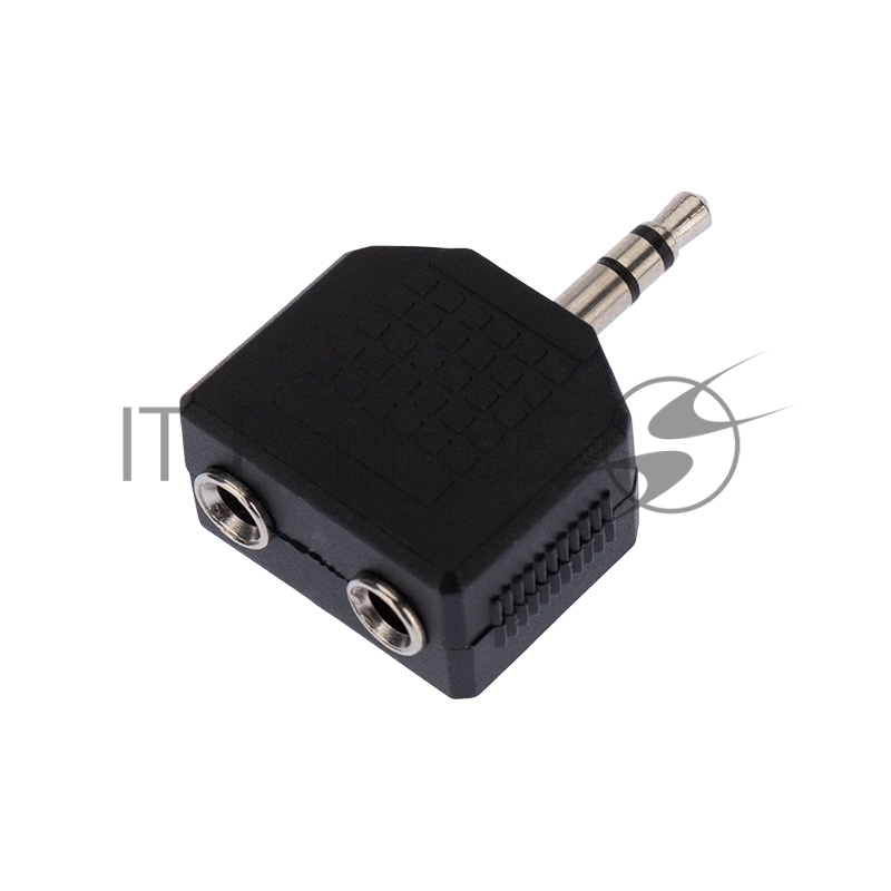 Переходник Rexant (14-0423)/251767 ПЕРЕХОДНИК штекер 3.5мм стерео - 2гнезда 3.5мм стерео