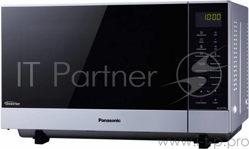 Микроволновая Печь Panasonic NN-GF574MZPE 27л. 1000Вт серебристый