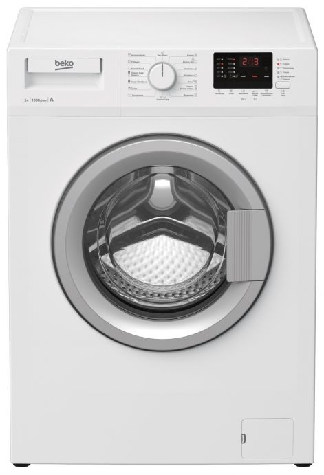 Стиральная машина Beko WRS 55P2 BSW класс: A загр.фронтальная макс.:5кг белый
