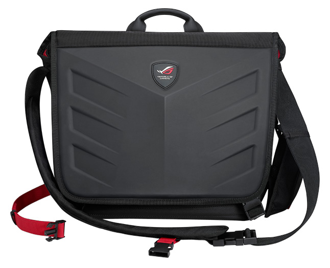 Сумка для ноутбука 15.6 Asus Rog Rancer Messenger черный полиэстер (90XB0310-BBP000)