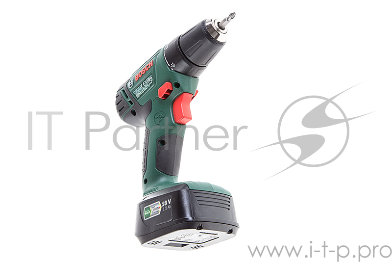 Дрель-шуруповерт Bosch PSR 1800 LI-2 аккум. патрон:быстрозажимной (кейс в комплекте)