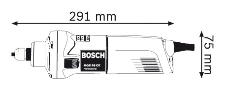 Гравер Bosch GGS 28 CE 650Вт