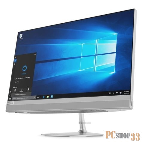Моноблок Lenovo ideacentre 520-24IKU F0D2008NRK (Core i5 8250U-1.60ГГц, 8ГБ, 1ТБ, UHDG, DVDRW, LAN, WiFi, BT, WebCam, 23.8 1920x1080, FreeDOS) + клавиатура + мышь