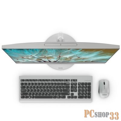 Моноблок Lenovo ideacentre 520-24ICB F0DJ005QRK (Core i5 8400T-1.70ГГц, 8ГБ, 128ГБ+1ТБ, R530, DVDRW, LAN, WiFi, BT, WebCam, 23.8 1920x1080, FreeDOS) + клавиатура + мышь