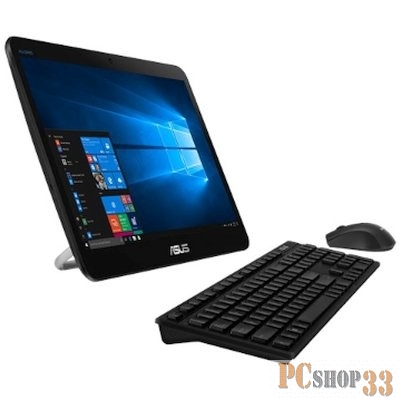 Моноблок ASUS V161GAT-BD012D (Celeron N4000-1.10ГГц, 4ГБ, 500ГБ, UHDG, LAN, WiFi, BT, WebCam, 15.6 1366x768 сенсор., Linux) + клавиатура + мышь