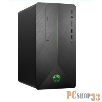 Игровой компьютер HP Pavilion Gaming 790-0002ur 4DV20EA (Core i7 8700-3.20ГГц, 16ГБ, 128ГБ+1ТБ, GFGTX1070, DVDRW, LAN, WiFI, BT, W10 H) + клавиатура + мышь