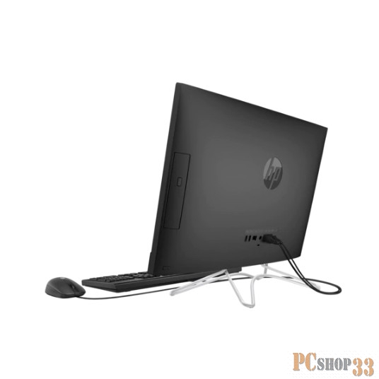 Моноблок HP 200 G3 3VA36EA (Core i3 8130U-2.20ГГц, 4ГБ, 1ТБ, UHDG, DVDRW, LAN, WiFi, BT, 21.5 1920x1080, W10 Pro) + клавиатура + мышь