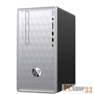 Компьютер HP Pavilion 590-p0016ur 4JS85EA (Ryzen 3 2200G-3.50ГГц, 8ГБ, 1ТБ, RX550, DVDRW, LAN, WiFI, BT, W10 H) + клавиатура + мышь