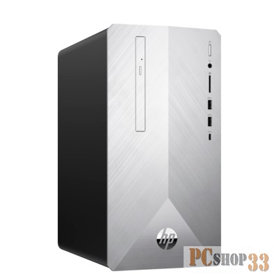 Компьютер HP Pavilion 595-p0000ur 4KE39EA (Ryzen 5 2600-3.40ГГц, 8ГБ, 1ТБ, RX580, DVDRW, LAN, WiFI, BT, W10 H) + клавиатура + мышь