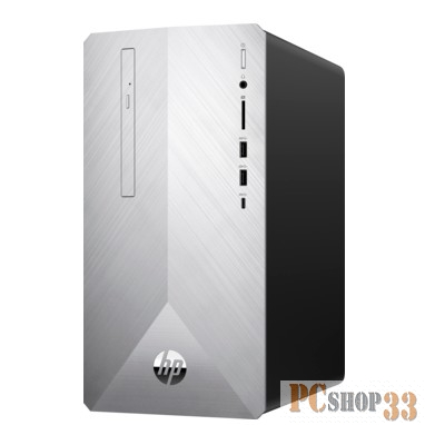 Компьютер HP Pavilion 595-p0000ur 4KE39EA (Ryzen 5 2600-3.40ГГц, 8ГБ, 1ТБ, RX580, DVDRW, LAN, WiFI, BT, W10 H) + клавиатура + мышь