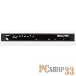 Переключатель KVM на 8 ПК ATEN CS1308 монитор (D-Sub), клавиатура (PS/2, USB), мышь (PS/2, USB)