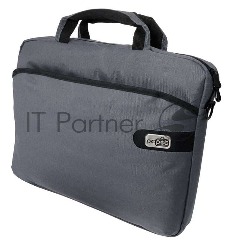 Сумка для ноутбука 15.6 PC Pet 600D серый нейлон (PCP-A1215GY)