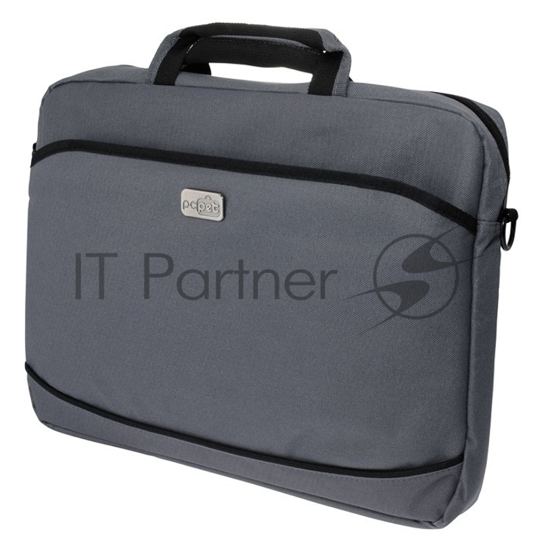 Сумка для ноутбука 15.6 PC Pet 600D серый нейлон (PCP-A1315GY)