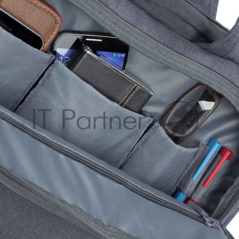 Сумка для ноутбука 15.6 Riva 7530 серый полиэстер (7530 GREY)