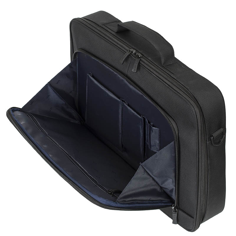 Сумка для ноутбука 15.6 Riva 8431 черный полиэстер