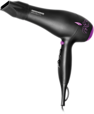 Фен Redmond RF-519 черный/фиолетовый