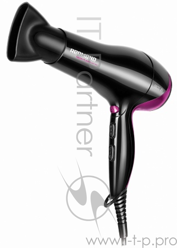 Фен Redmond RF-522 1800Вт черный/фиолетовый