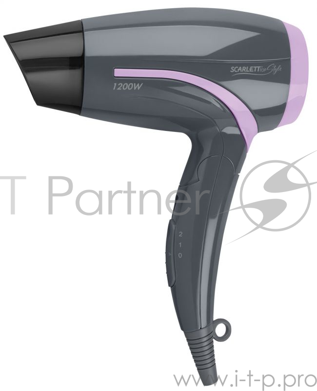 Фен Scarlett SC-HD70T27 1200Вт серый/фиолетовый