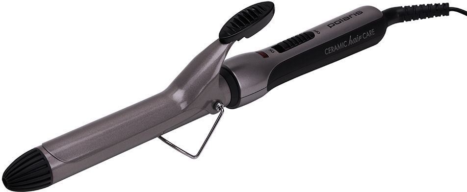 Щипцы для завивки волос Polaris PHS 2534K черно-серебристый