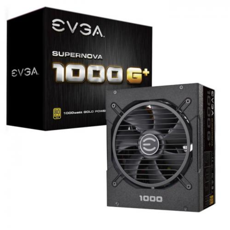 Блок Питания EVGA 120-GP-1000-X2, SuperNOVA 1000 G1+ ,80 Plus Gold 1000W