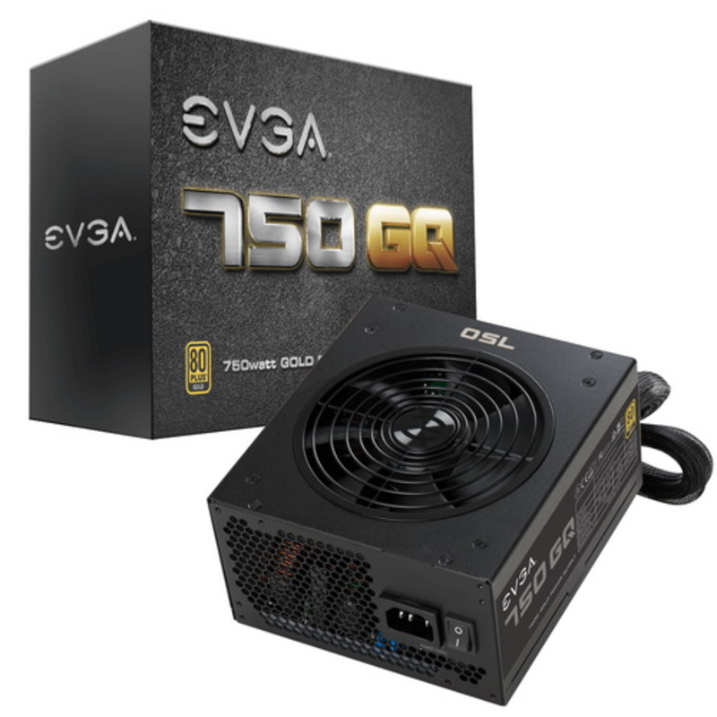 Блок питания EVGA 210-GQ-0750-V2, PSU,750W,GQ,GOLD,5PCS,5YRS WNT,EU