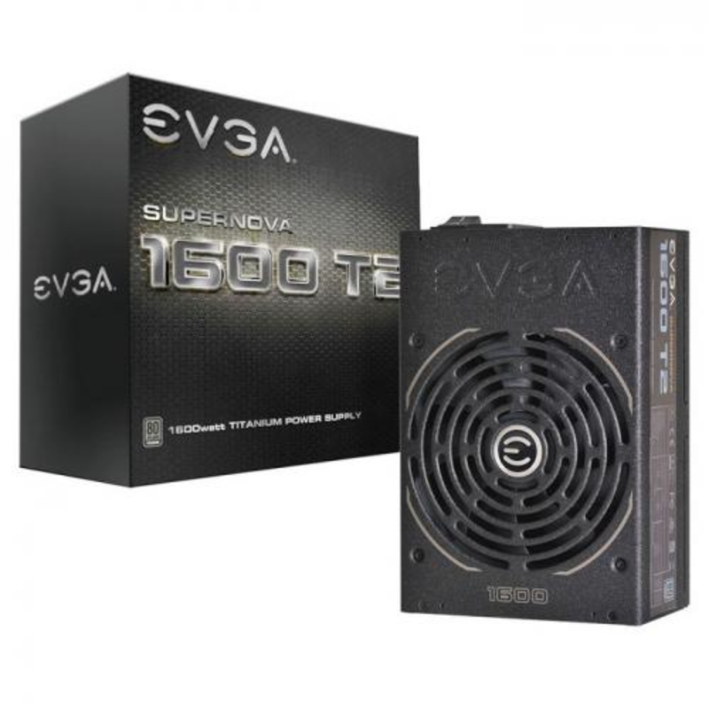 Блок питания EVGA 220-T2-1600-X2 SuperNOVA 1600 T2, 1600W, 80+ TITANIUM,
