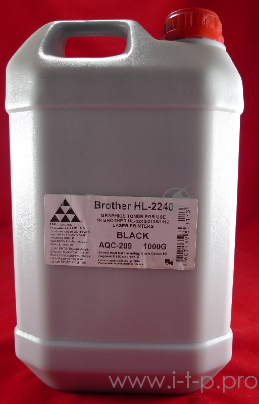 Тонер Brother TN 2080/2090/2235/2275 HL 2240/2140/2130/2132/2135 (кан. 1кг) AQC фас. Россия