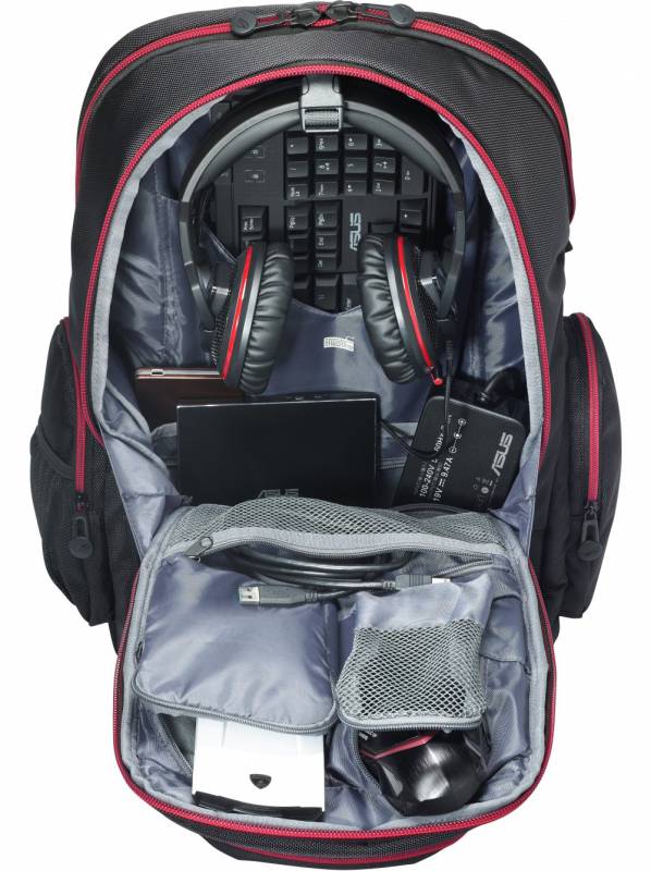 Рюкзак для ноутбука 17 Asus ROG_XRANGER черный нейлон/резина (90XB0310-BBP100)