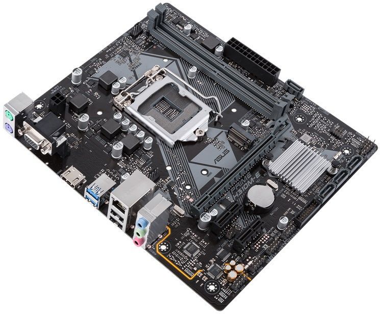 Материнская плата ASUS PRIME H310M-E, LGA1151, H310, 2*DDR4, D-Sub+HDMI, SATA3, Audio, Gb LAN, USB 3.1*4, USB 2.0*6, C