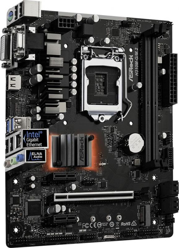 Материнская плата ASROCK H310M-G/M.2, Socket 1151v2