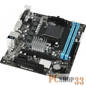 Мат. плата ASRock 760GM-HDV SAM3, AMD 760G + SB 710, 2*DDR3, PCI-Ex16, PCI-Ex1, D-Sub, HDMI, DVI, G