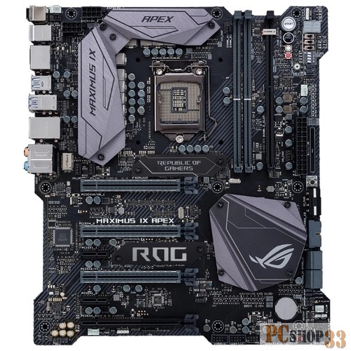 Материнская плата ASUS MAXIMUS IX APEX LGA 1151, Intel Z270, 2xDDR-4, 7.1CH, 1000 Мбит/с, USB3.0, USB3.1, USB 3.1 Type-C, HDMI, DP, E-ATX RTL