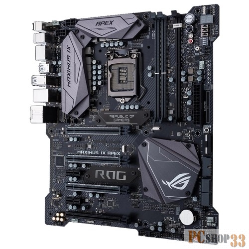Материнская плата ASUS MAXIMUS IX APEX LGA 1151, Intel Z270, 2xDDR-4, 7.1CH, 1000 Мбит/с, USB3.0, USB3.1, USB 3.1 Type-C, HDMI, DP, E-ATX RTL