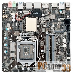 Материнская плата ASUS Q170T LGA 1151, Intel Q170, 2xDDR-4 SO-DIMM, 7.1CH, 2x1000 Мбит/с, USB3.0, HDMI, DisplayPort, Thin Mini-ITX RTL