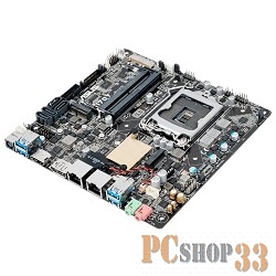 Материнская плата ASUS Q170T LGA 1151, Intel Q170, 2xDDR-4 SO-DIMM, 7.1CH, 2x1000 Мбит/с, USB3.0, HDMI, DisplayPort, Thin Mini-ITX RTL