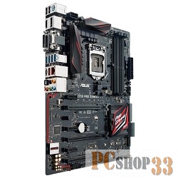 Материнская плата ASUS Z170 PRO GAMING LGA 1151, Intel Z170, 4xDDR-4, 7.1CH, 1000 Мбит/с, USB3.0, USB3.1, D-Sub, DVI, HDMI, DP, ATX RTL