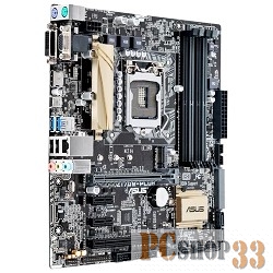 Материнская плата ASUS Z170M-PLUS LGA 1151, Intel Z170, 4xDDR-4, 7.1CH, 1000 Мбит/с, USB3.0, D-Sub, DVI, HDMI, mATX RTL