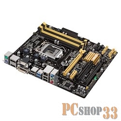 Материнская плата Asus B85M-E Soc-1150 Intel B85 4xDDR3 mATX AC`97 8ch(7.1) GbLAN+VGA+DVI+HDMI